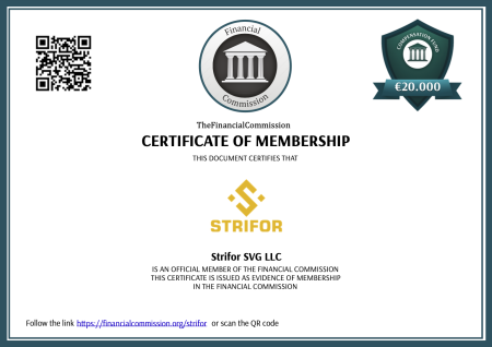 Strifor certificate new