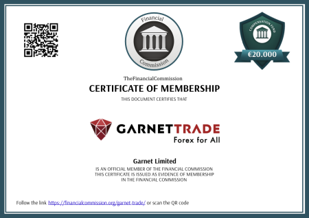 garnet trade certificate